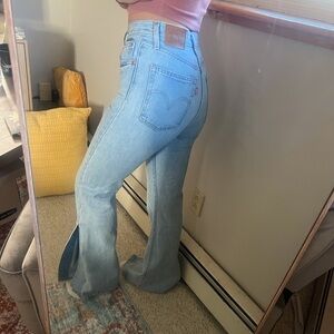 Levi’s Ribcage Split Flare Jeans